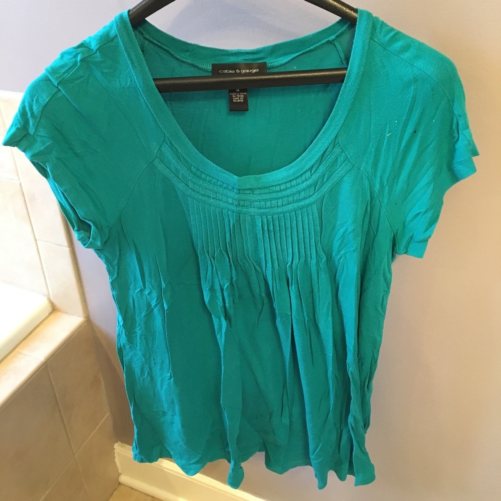 Teal Casual Blouse
